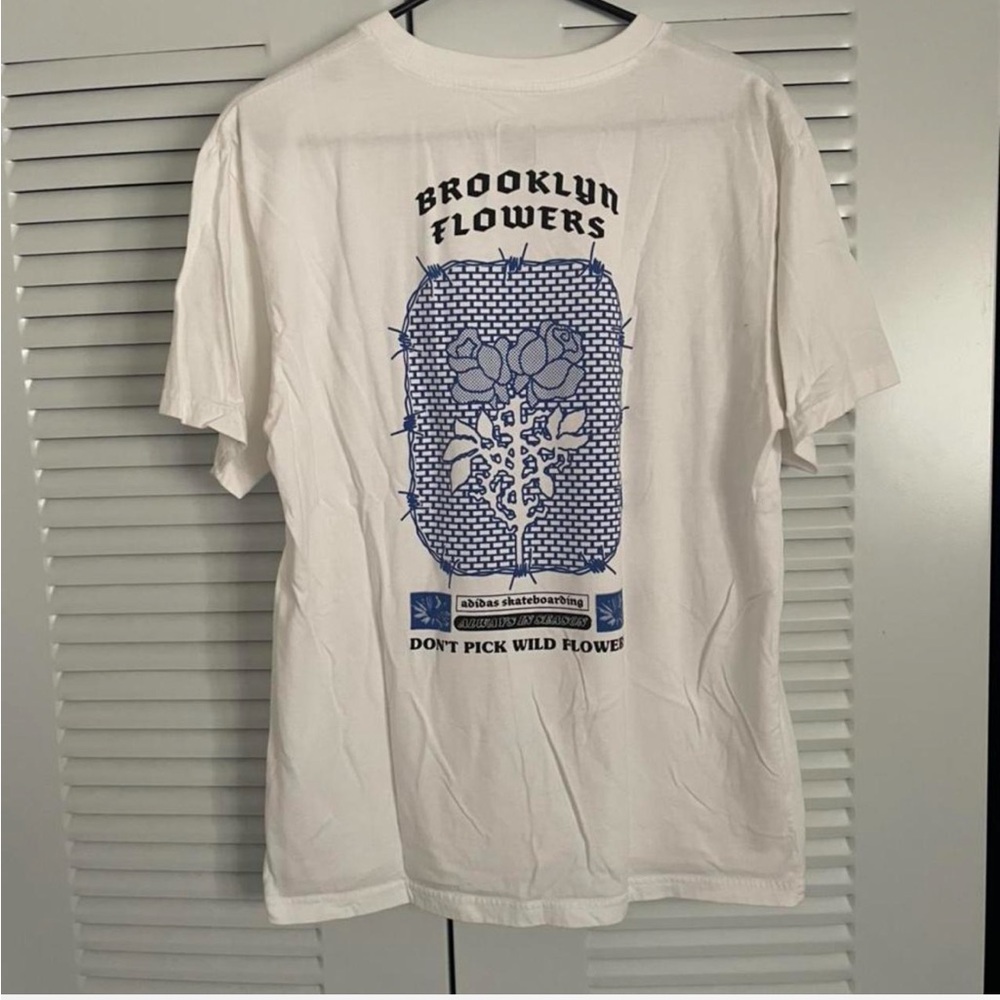 Adidas Brooklyn Flowers White T-Shirt